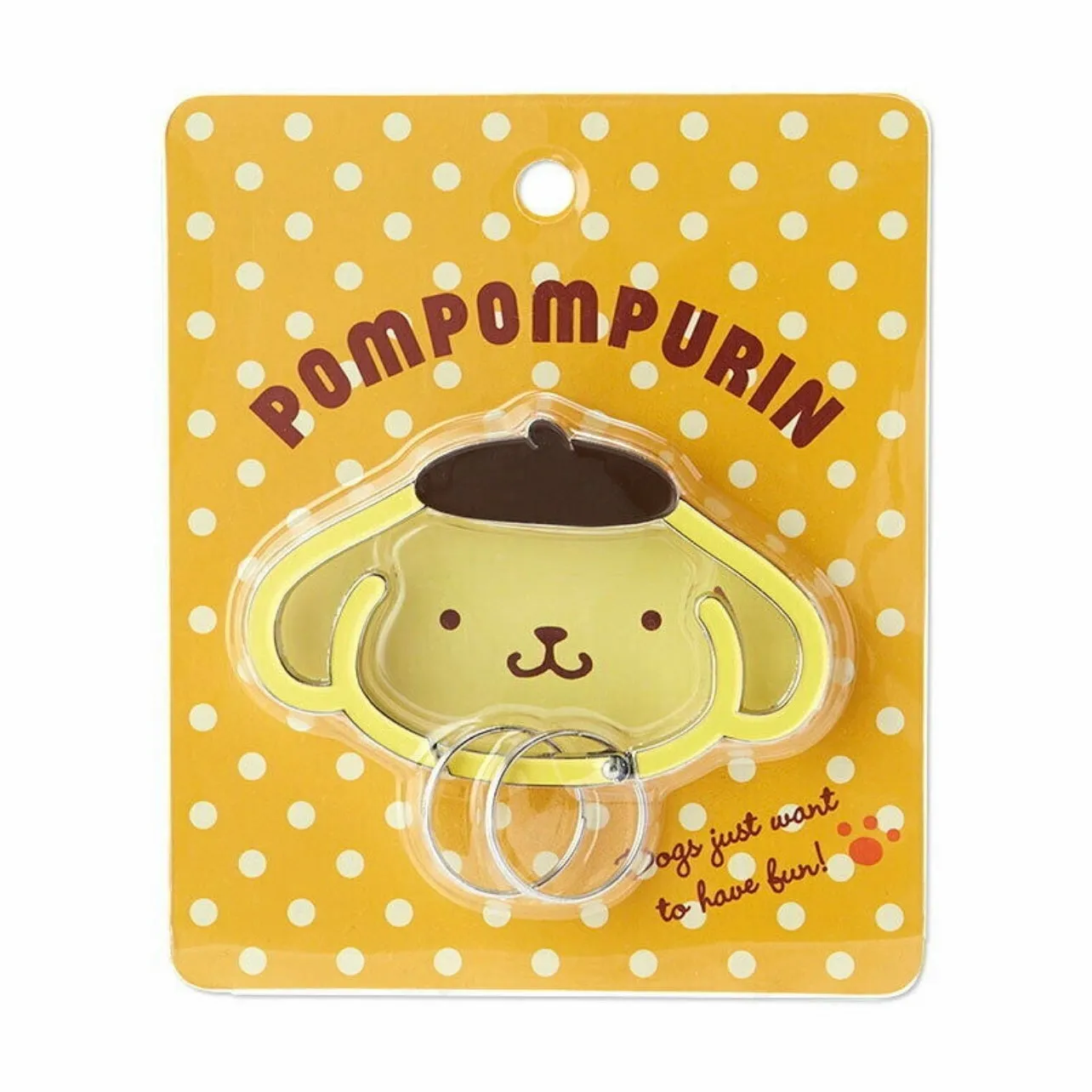 Sanrio Character Face Frame Carabiner Keychain