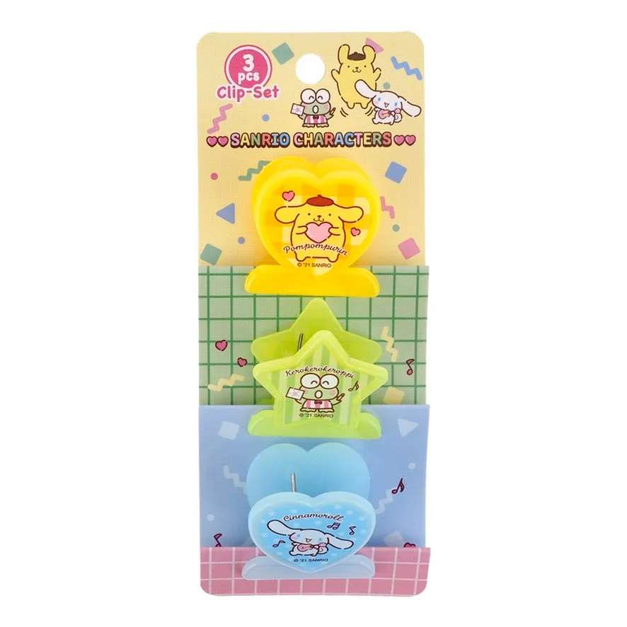 Sanrio Characters Clip Set (3pcs)