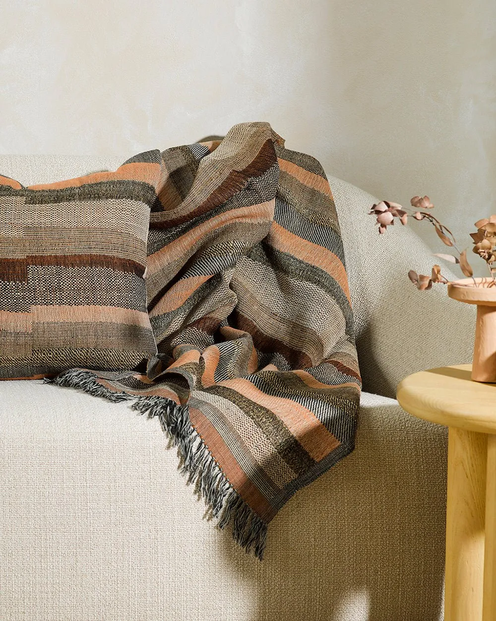 Saratoga Henna Throw - Wool/Silk