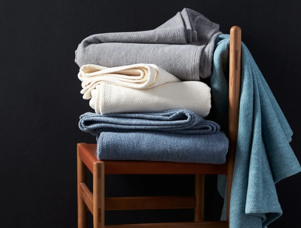 Sequoia Gray Organic Blankets & Throws