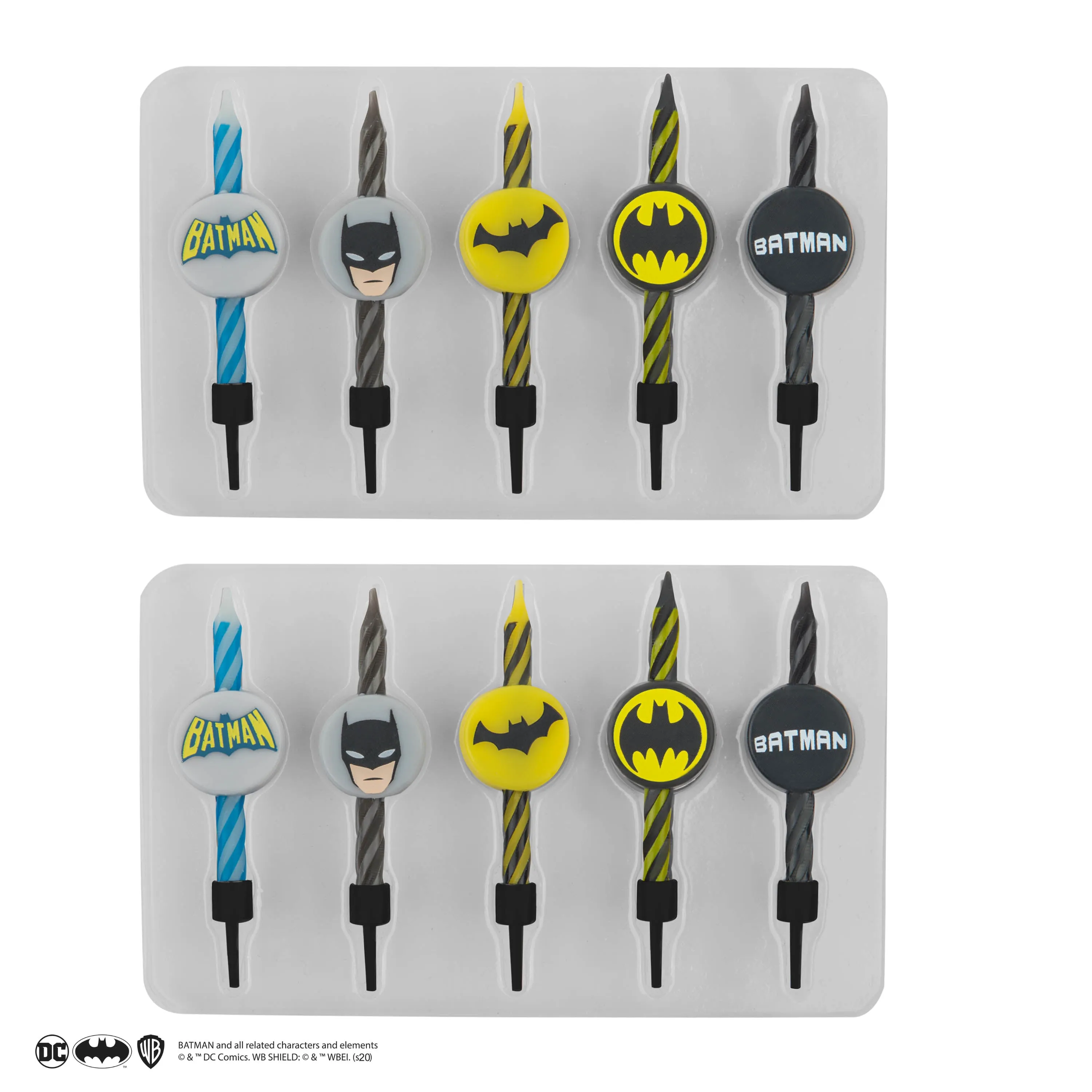 *Set of 10 Batman Birthday Candles