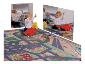 Small/Large Kids Wall Mirror-Acrylic Plastic Mirror-Made in USA