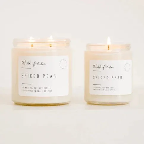 Spiced Pear Double Wick Candle