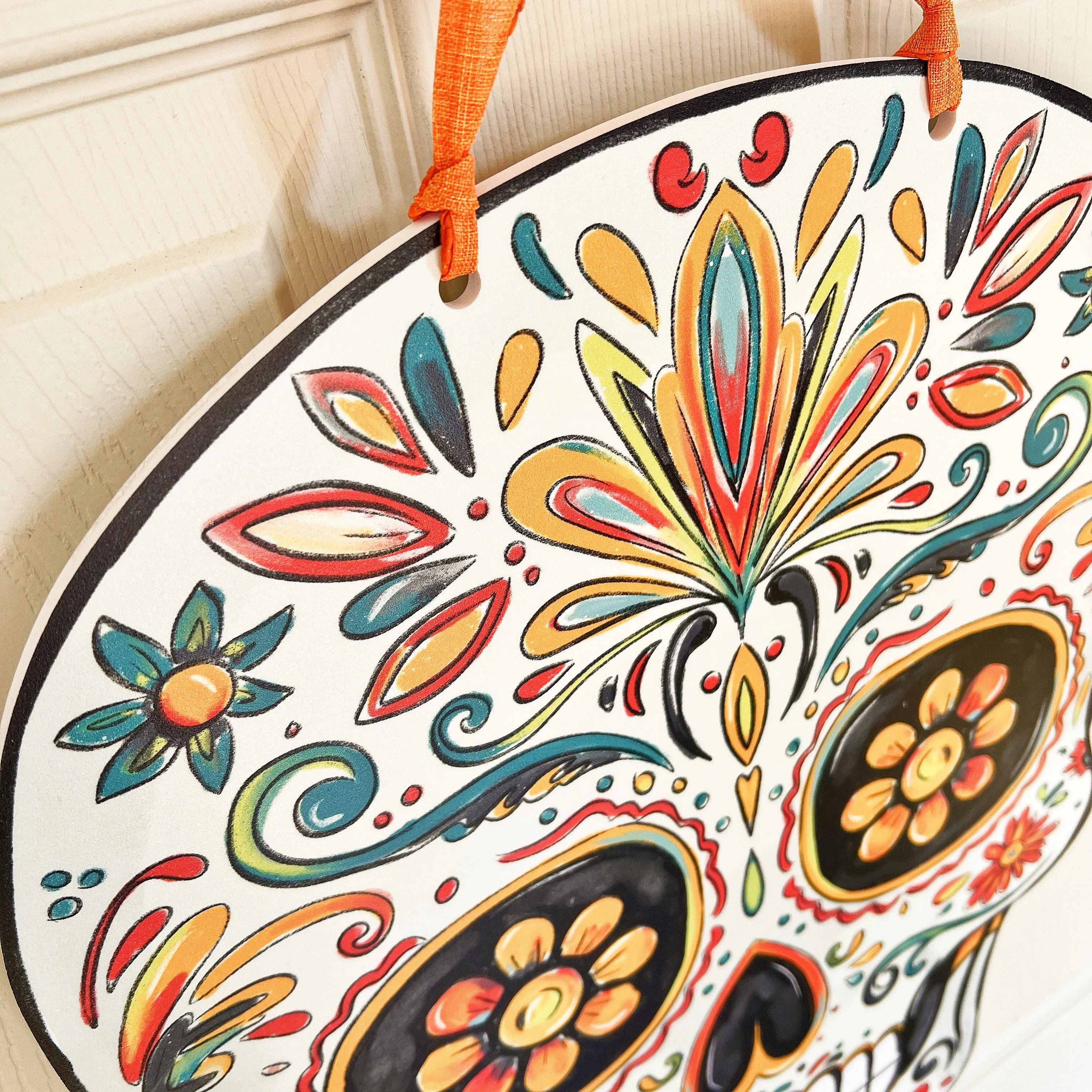 Sugar Skull Door Hanger