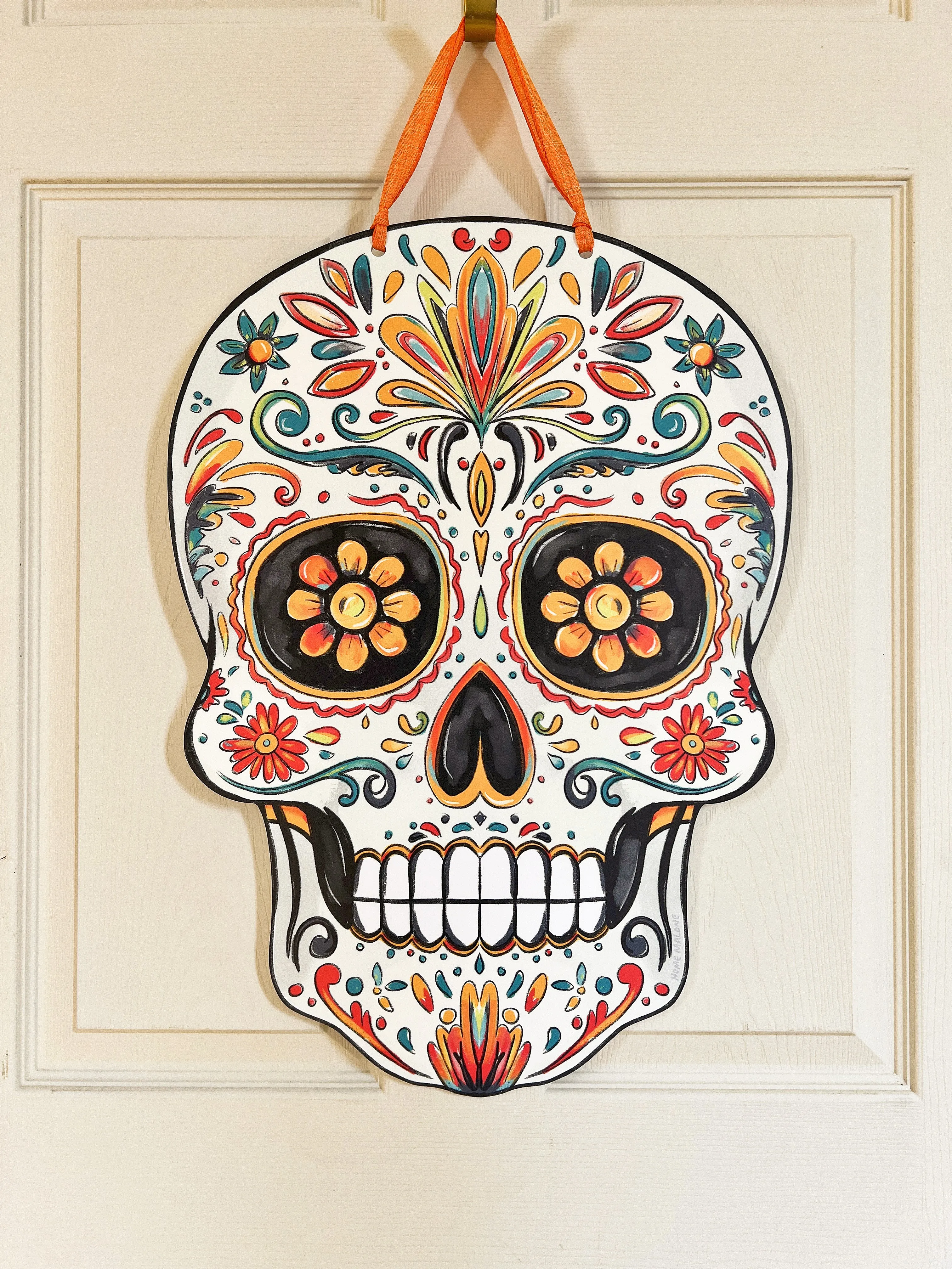 Sugar Skull Door Hanger