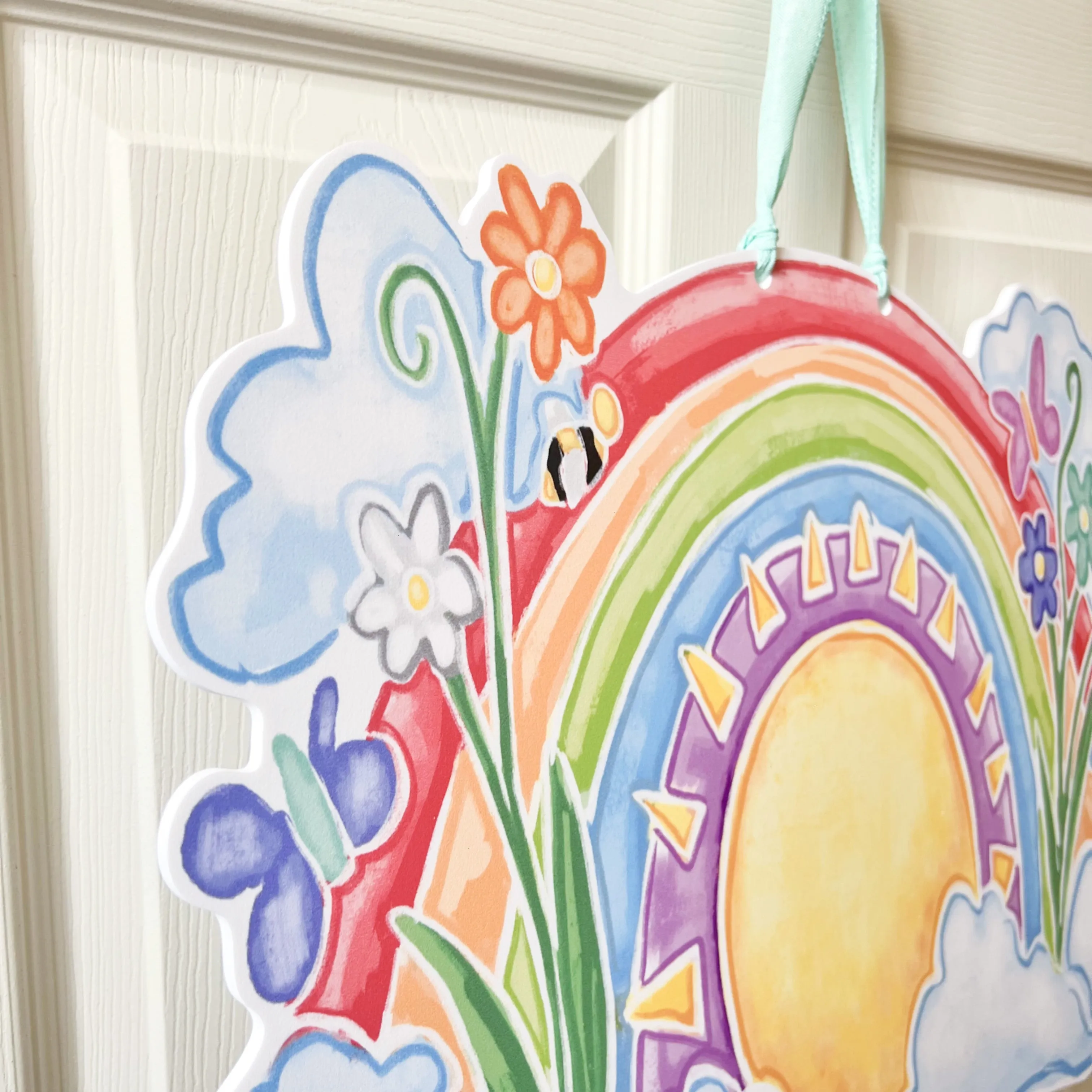 Sunshine & Rainbows Door Hanger