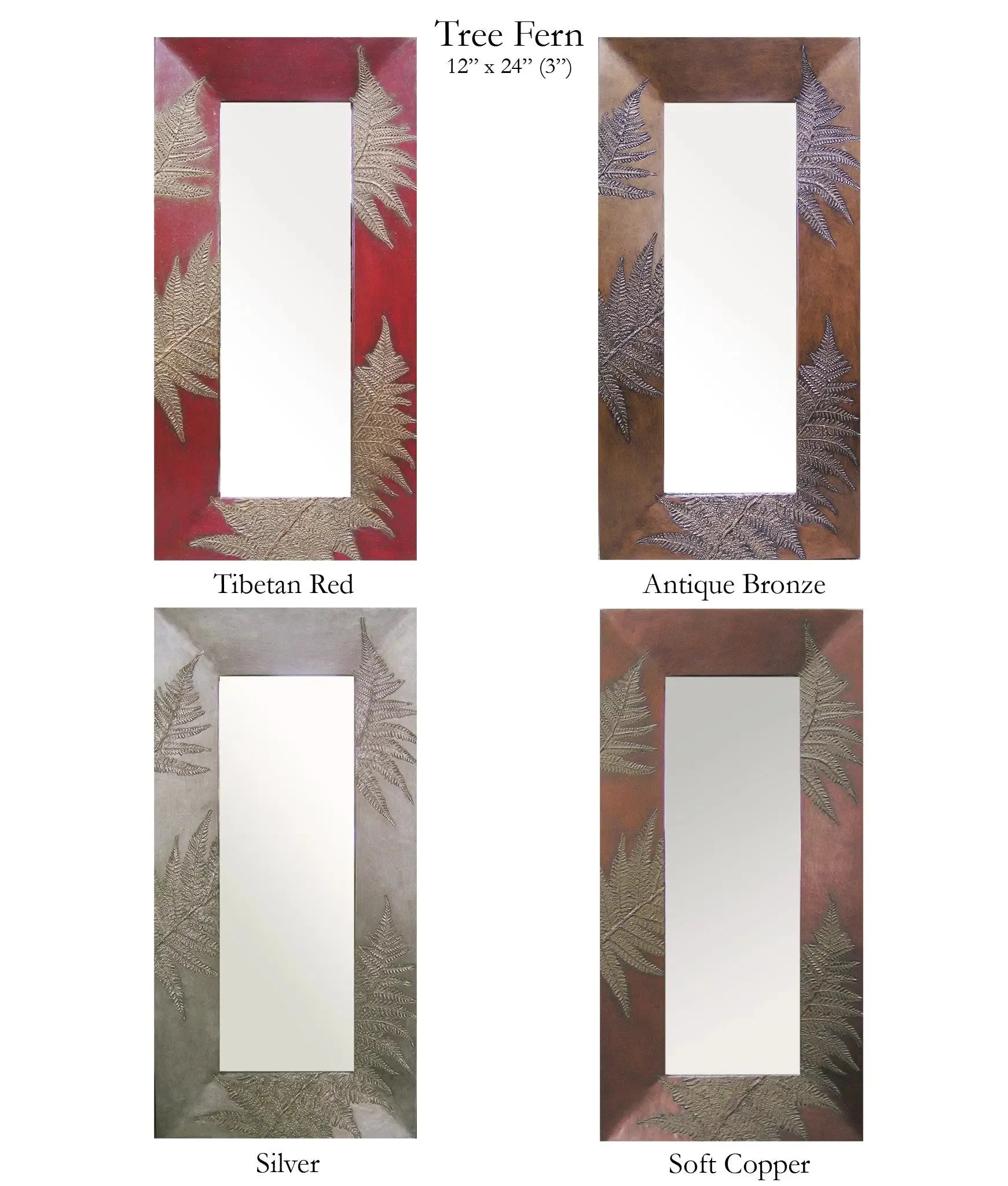 Tree Fern Mirror, Blindspot Mirrors by Deborah Childress