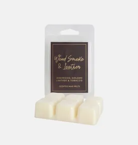 Wood Smoke & Leather Wax Melt 6 Pack