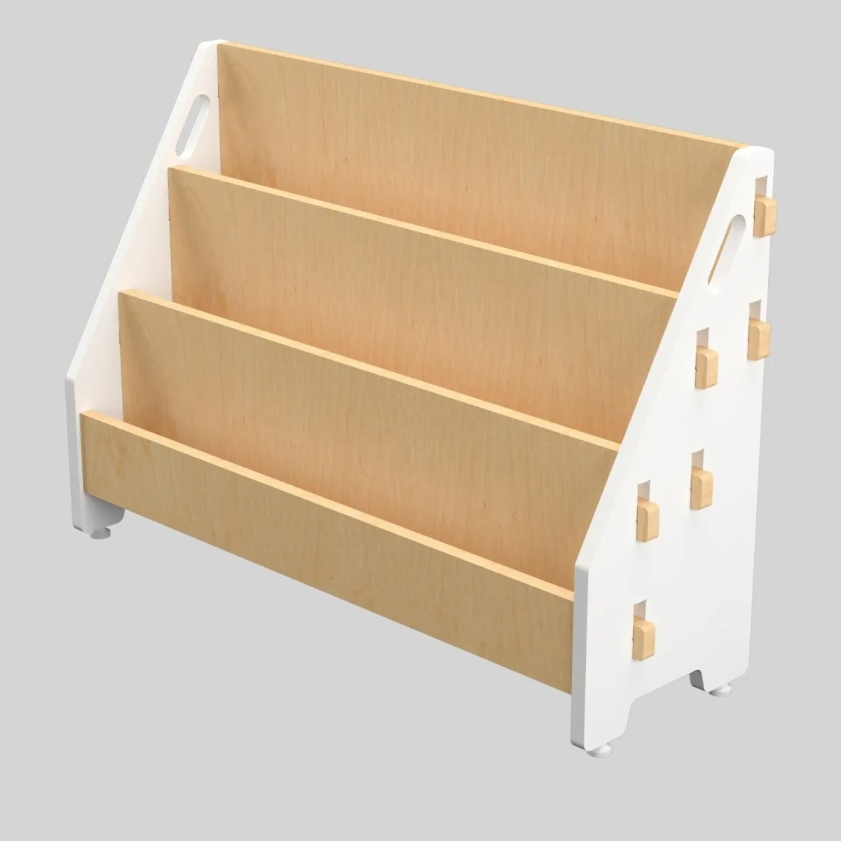 X&Y Ochre Olive Book Rack- White | L
